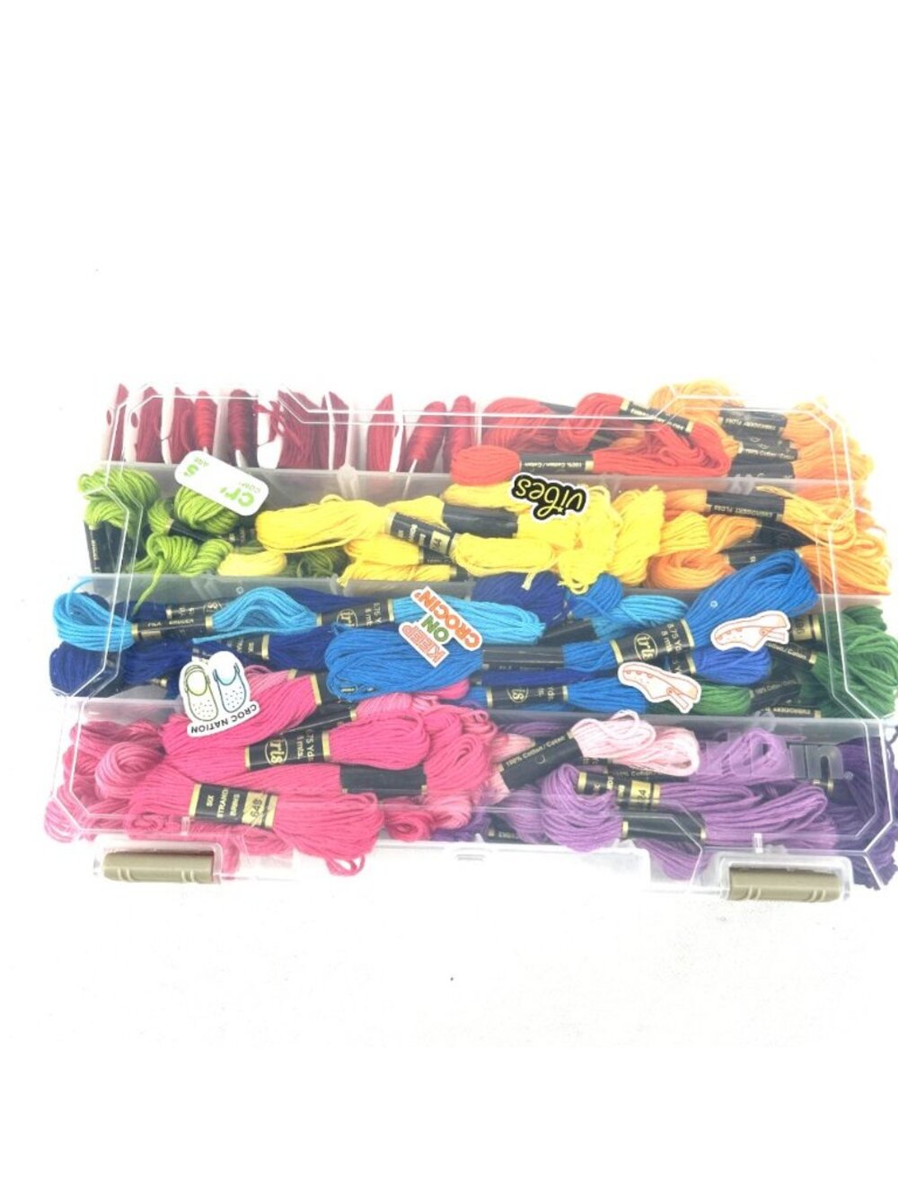 Iris Embroidery Floss Thread Lot of 100 Mixed Color Brand New